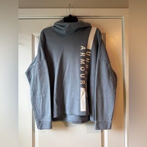 Under Armour Stone Blue Fleece Hoodie